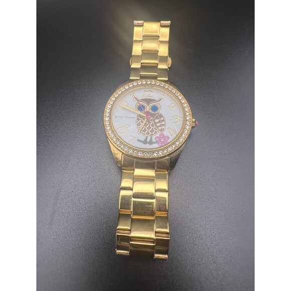 BETSEY Johnson Sparkly Owl Watch - Picture 6 of 10